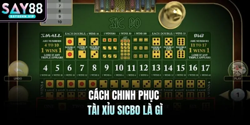 Cách chinh phục tài xỉu sicbo là gì 