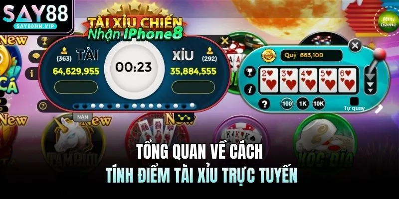 Tổng quan về cách tính điểm tài xỉu trực tuyến